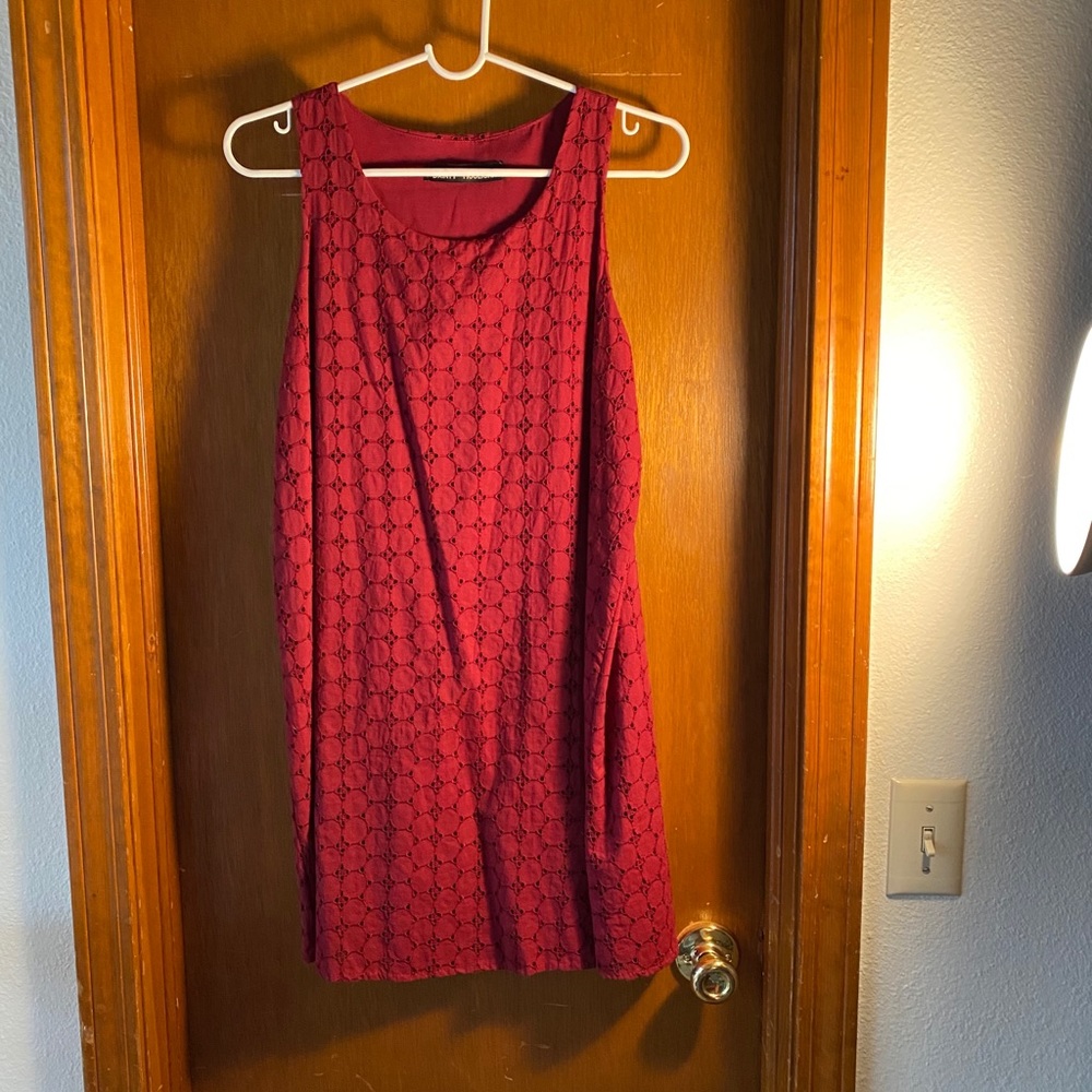 Dainty Hooligan Dark Red Dress Size S/M